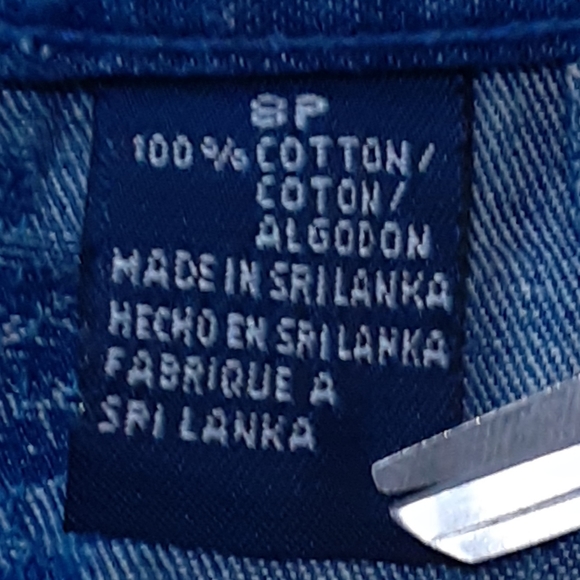 Liz Claiborne Company (Crazy Horse) Floral, Maxi, Chambray Skirt 8P - Picture 8 of 9